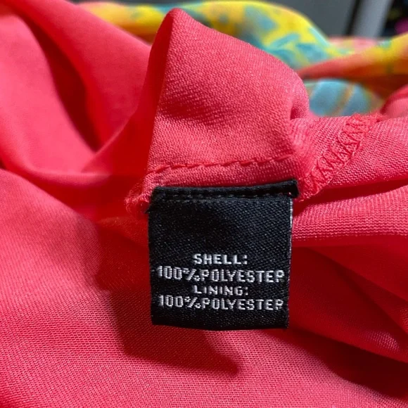 #0158 Dimri Fully Lined Banded Waist Twisted Strap Maxi w/ side Zip. Tie dye-S - Picture 9 of 13